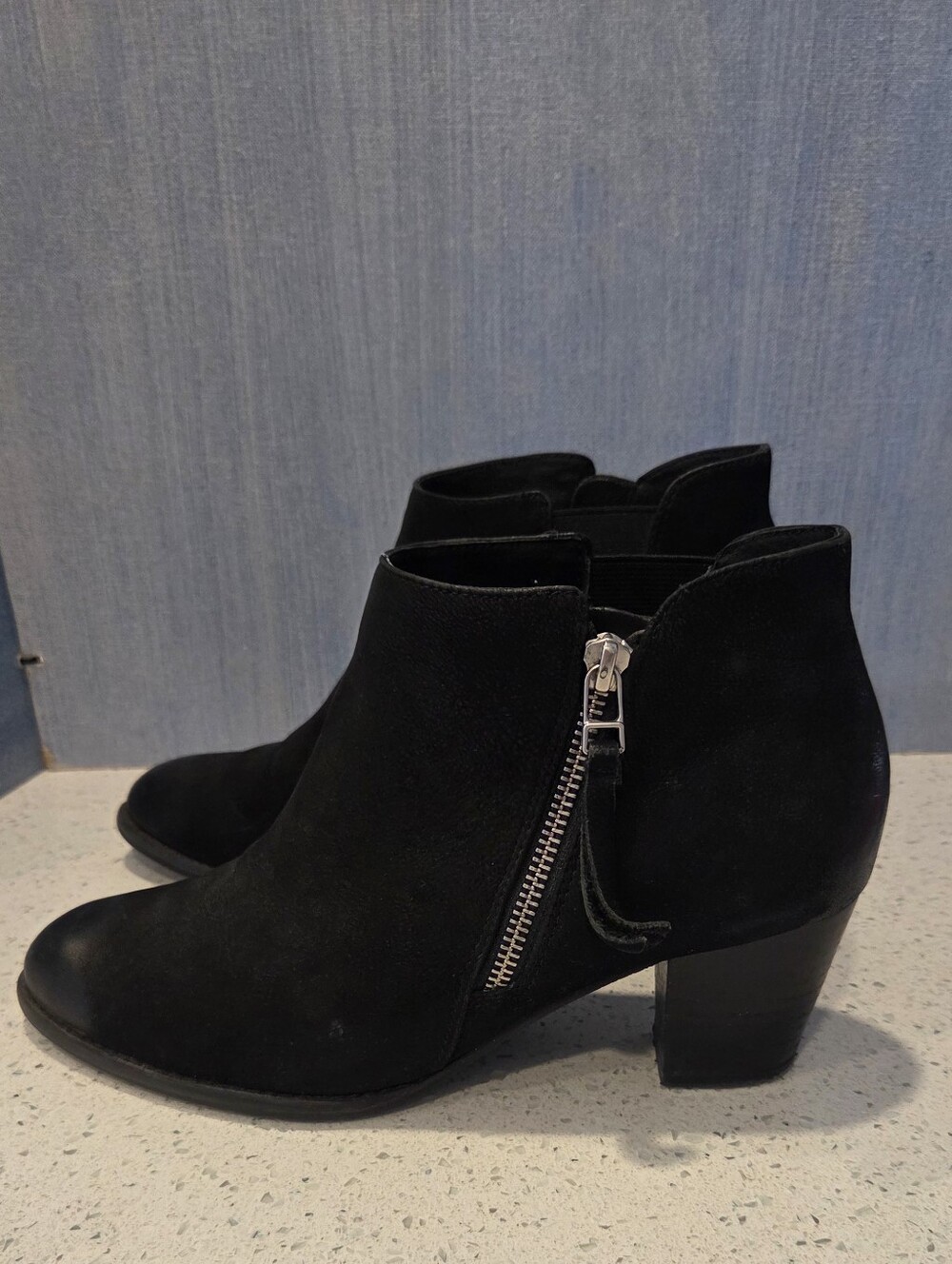 Vionic Black Sterling Ankle Boots